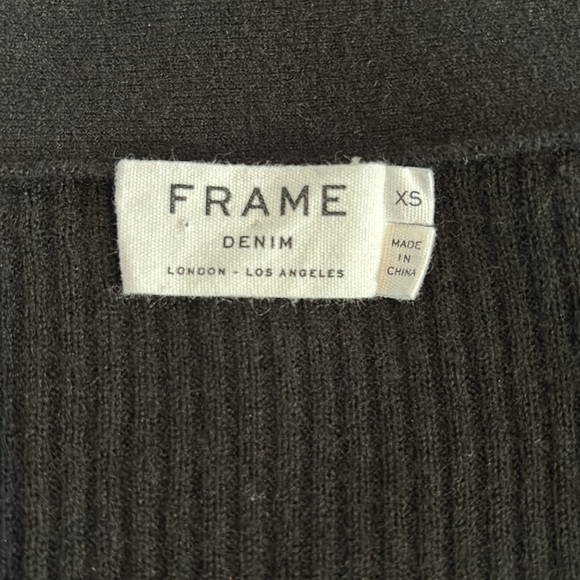 Frame Denim wool blend ribbed off the shoulder sweater - Picture 10 of 15
